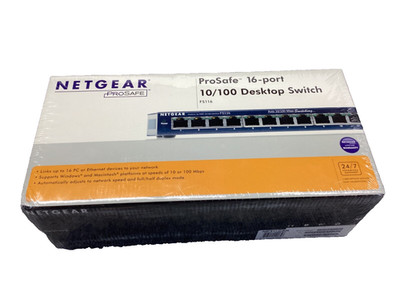 NetGear ProSafe 16-Ports 10/100 Desktop External Switch FS116