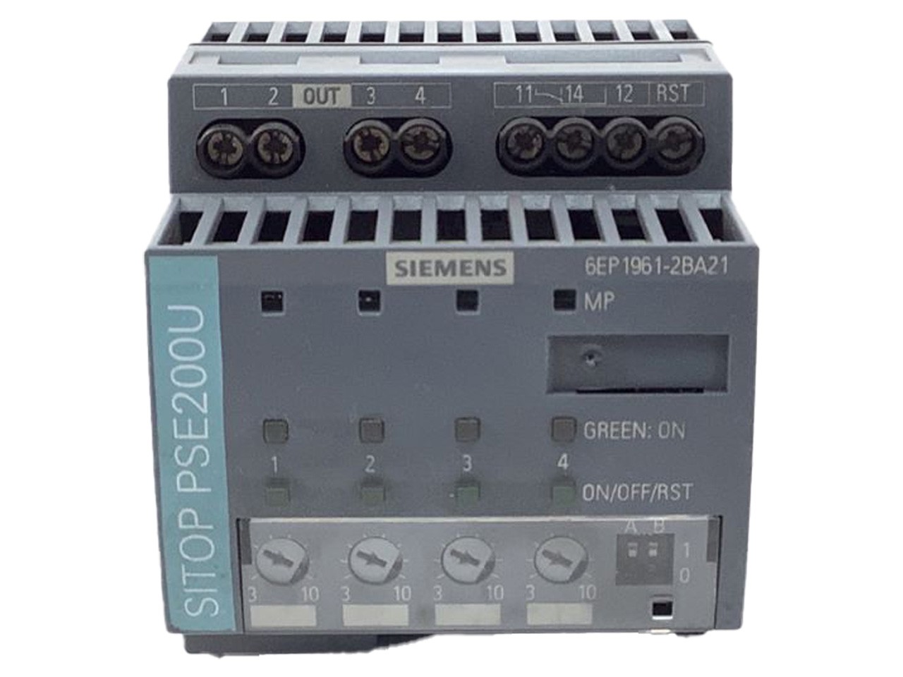 6EP1961-2BA21 SIEMENS SITOP SITOP PSE200U 10 A MODULE DE SELECTIVITE 4-VOIES ENT
