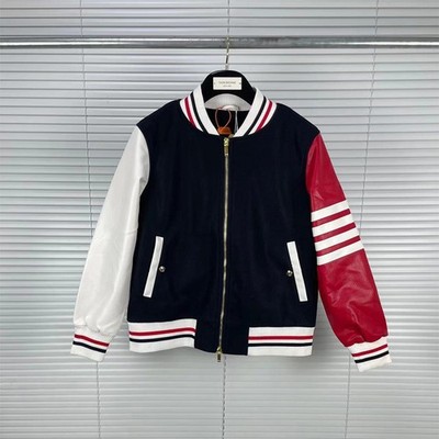 Thom Browne Men/wpmens New Zipper Four-bar Casual Fashion Jacket