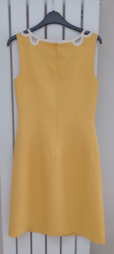 LK Bennett yellow linen and silk dress. Size 6. - Picture 2 of 6