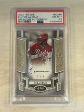 Elly De La Cruz (RC) 2024 Topps Tier One BreakOut Auto /44 PSA 8.5 Reds Sh