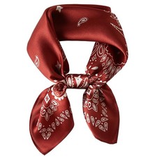 100 Mulberry Silk Neck Scarf 21x21 Silk Hair Scarf for Women Small Square Sil...