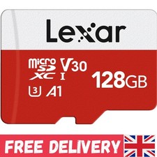 Reliable 128GB Micro SD Card with Up to 100MB/s Speed - Shockproof & X-Ray Proof