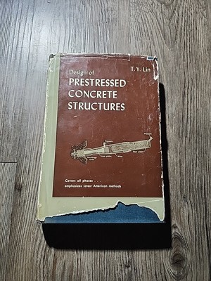 Design Of Prestressed Concrete Structures T.y.lin Hardcover 1960