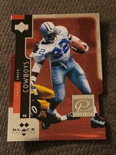 1998 Emmitt Smith Upper Deck Black Diamond Premium Cut Double Diamond #PC22 HOF