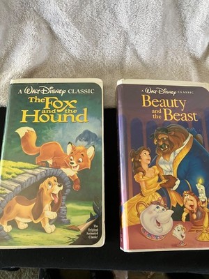 Disney black diamond VHS set. Fox and the Hound, and Beauty and the Besst.