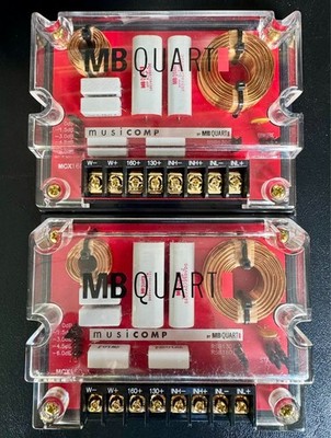 MB Quart MCX160 Musicomp Crossovers, Never Installed! Vintage, NOS.