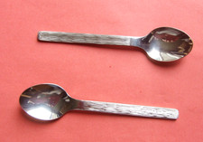 Viners SABLE Pattern: Two Very Dainty Coffee Spoons (10cm) - Excellent Condition