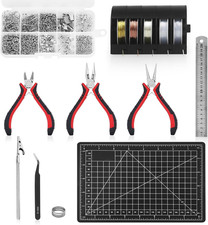 Jewelry Pliers Making Tools Set, Mini Jeweler Pliers for Adults with Beading Wir