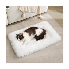 Self Warming Dog Cat Bed Mat 19.6x31.4 inch, Washable Soft Plush Faux Fur Flu...
