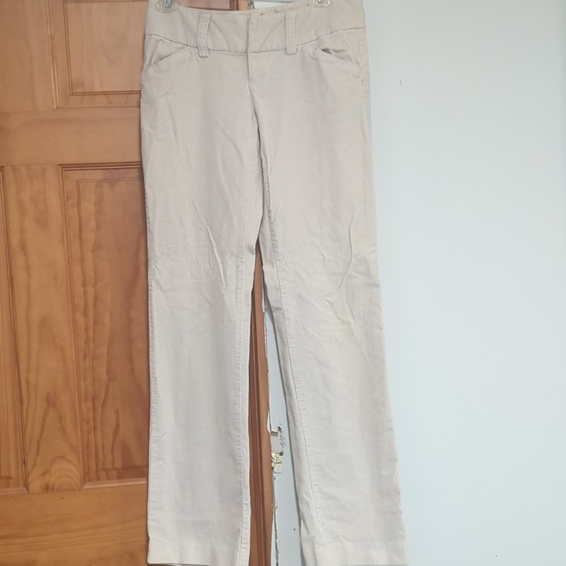 Y2K London Jean Women’s  Corduroy Stretch Chino Pants Straight Leg Size 4 Long