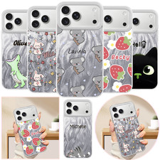 Customizable Laser Phone Case Cute Cover For Samsung S24 Plus iPhone 16 15 17 14