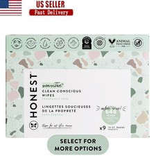 Compostable Baby Wipes Plant-Based Hypoallergenic Thick Soft Unscented 648 Count