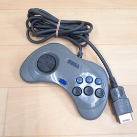 Sega Saturn console Japan Gray with 2 controllers, 3 games & memory tested works