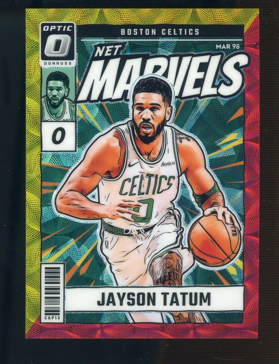 2024-25 Donruss Optic Net Marvels Red & Gold International Jayson Tatum /99