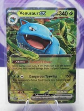 Pokémon Venusaur EX 003/165 Scarlatto e Viola 151 Doppio Raro Holo NM