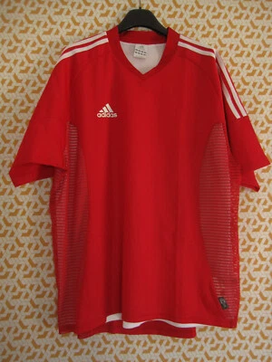 Maillot Adidas Rouge 2002 vintage Jersey double couche shirt football - L - Photo 1/4