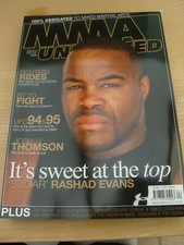 MMA Unlimited Rashad Evans Issue 8 April 2009 Magazine UFC Rare