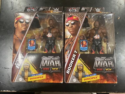 Harlem Heat Stevie Ray & Booker T WWE Elite 6  Action Figure WCW Tag Team No BAF