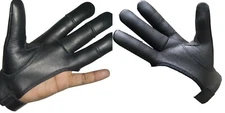 TRADITIONAL ARCHERY SHOOTING LEATHER GLOVE TOP QUALITY GLOVE 100% REAL LEATHER 