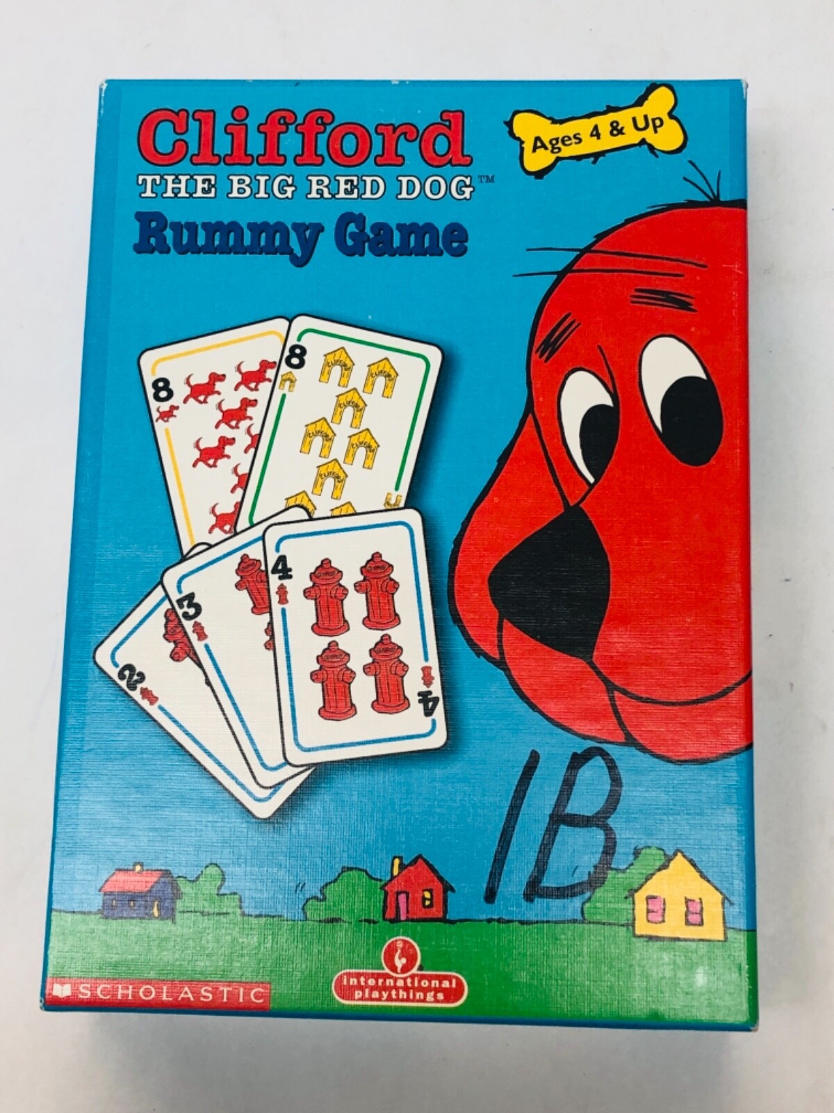 Clifford the Big Red Dog Rummy Game SEALED Card Game for Kids Vintage 1998  | eBay