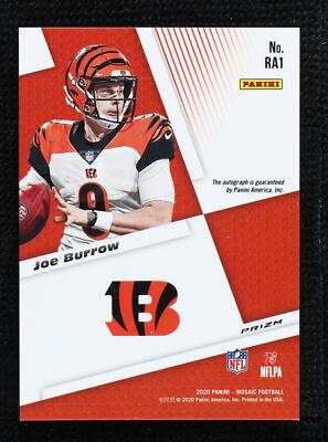 2020 Panini Mosaic Joe Burrow #RA1 for sale | eBay