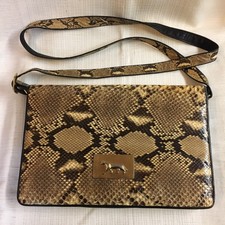 Saks Fifth Avenue ~ Vintage Python Snakeskin Purse ~ Made In Italy 