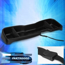 For 14-19 Silverado Sierra Crew Cab Rear Underseat Storage Box Cargo Organizer