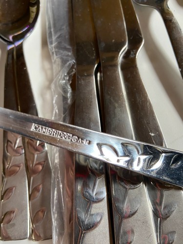 CAMBRIDGE Flatware lots - Choose your Stainless Silverware Pattern Lot - Picture 186 of 249
