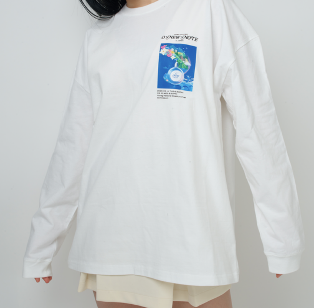 SHINee ONEW CONCERT O-NEW-NOTE in JAPAN Long Sleeve T-shirt Size L