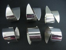 WMF Modell Stockholm große Serviettenringe für 6 Personen versilbert TOP