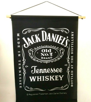 JACK DANIELS FABRIC SIGN / WALL HANGING BANNER 16.5 inch x ...