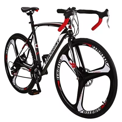 Road Bike 700C Frame 54cm Shimano 21 Speed Mens Women Racing Bicycle Disc Brake