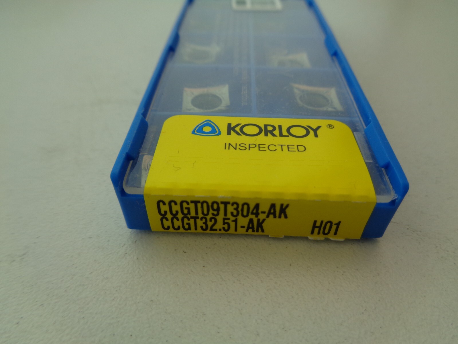Plaquettes CCGT 09T304-AK H01 anti-adhérence pour usiner l'aluminium sans usure prématurée
