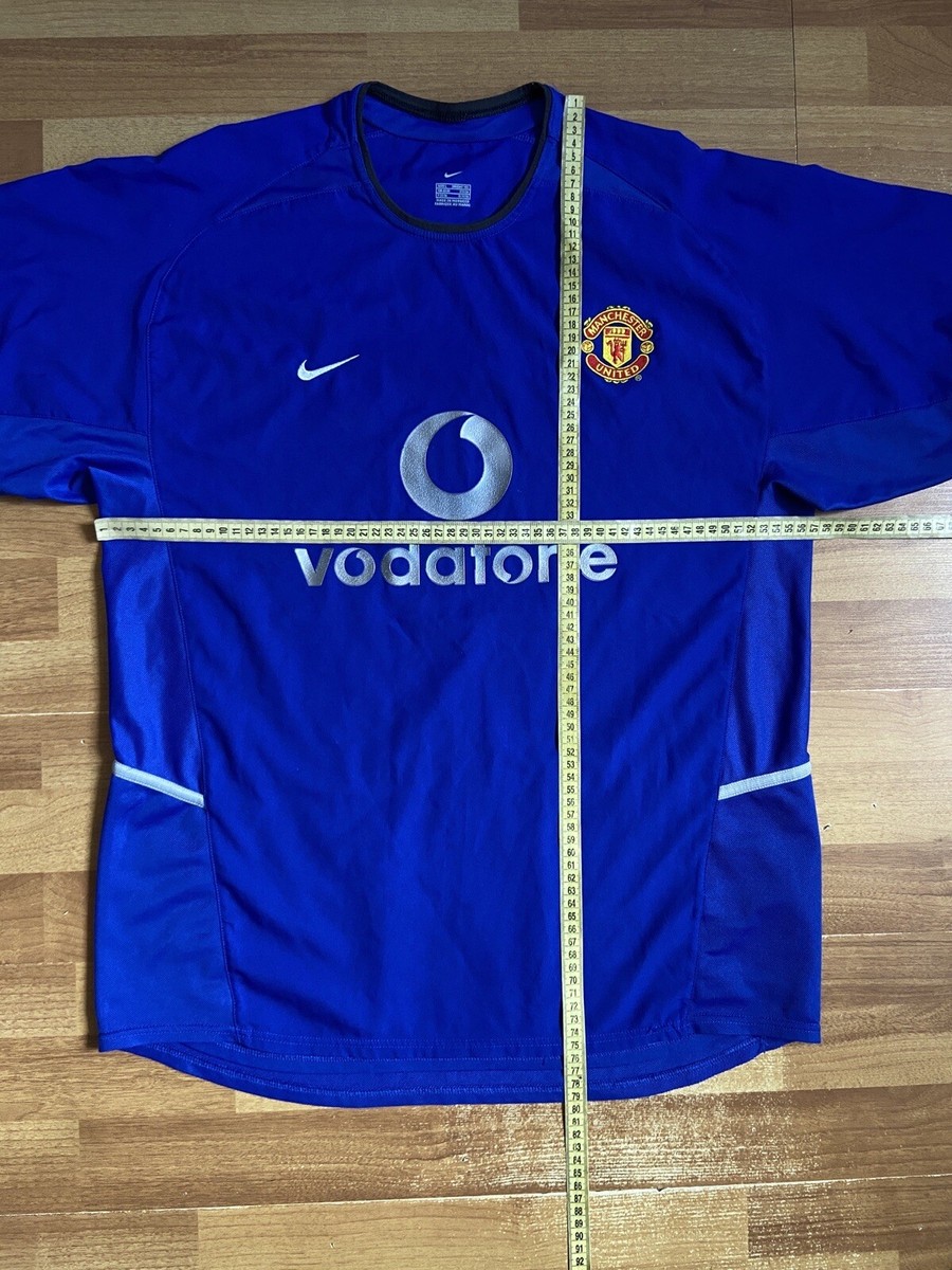 MANCHESTER UNITED 2002 2003 THIRD FOOTBALL SHIRT SOCCER