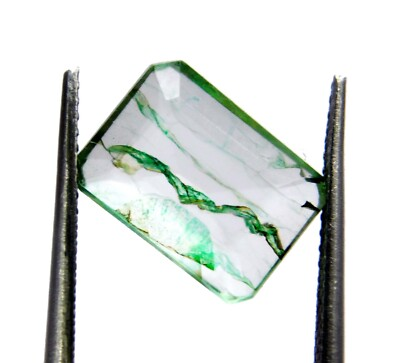 #ad Certified Natural Colombian Green Emerald 3.00 Ct Emerald Cut Loose Gemstone $18.39