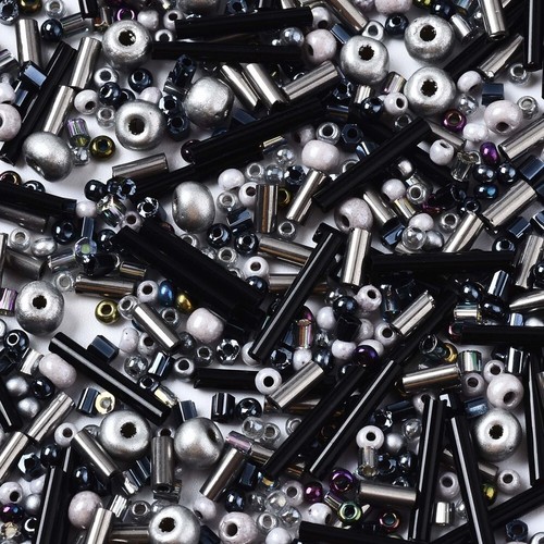 50g (3300 beads) Glass Seed Beads 11/0 2mm Bugles 9x2mm Mixes BUY 3 GET 1 FREE! - Picture 116 of 126