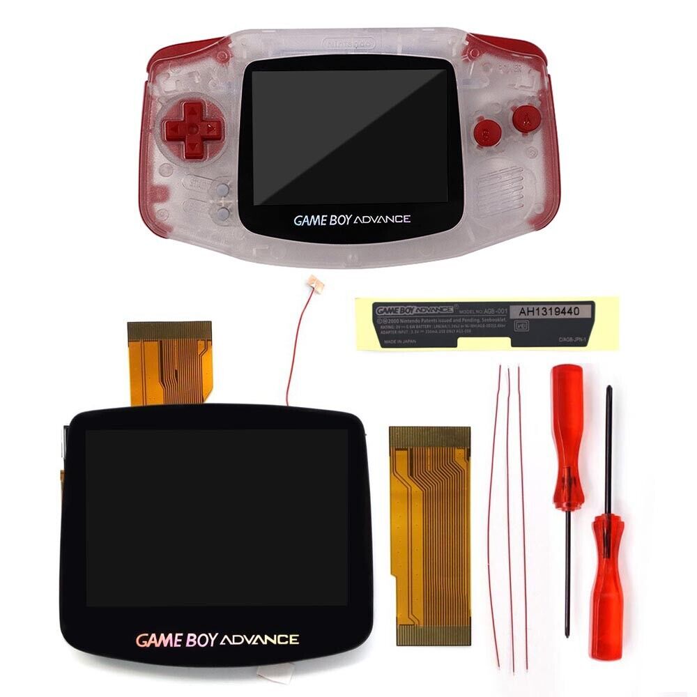 New GBA SP Replacements IPS Drop in Laminated LCD Mod Kits Screen for Gameboy  Advance SP 3D Shell - AliExpress