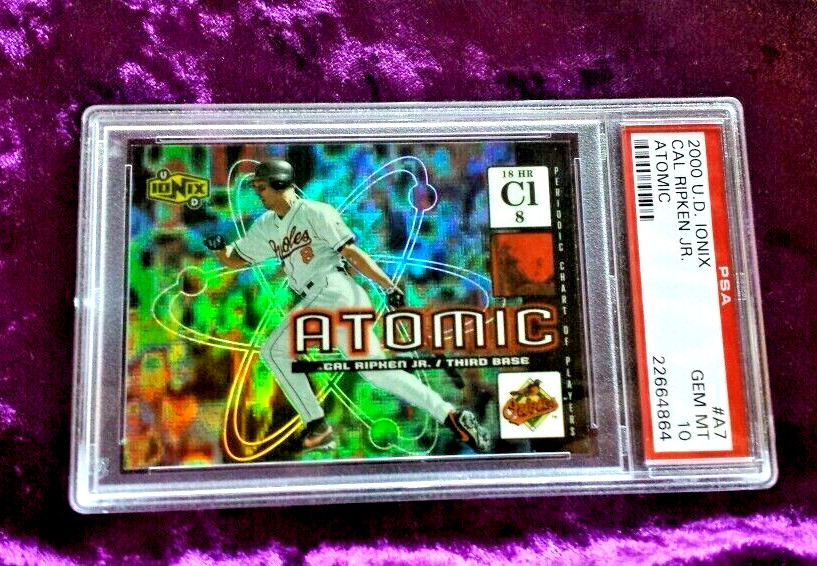 2000 UD Ionix ATOMIC #A7 Cal Ripken Jr HOF PSA 10 🔥 Super Nice