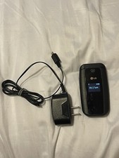 LG Tracfone Black Camera Cellular Flip Phone Model GPLG440GB Tested Works