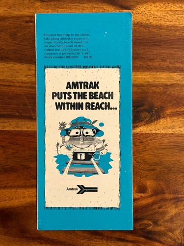 Amtrak Items for the Well-Trained Traveler Mail In Order Form Product Brochure - Bild 2 von 3