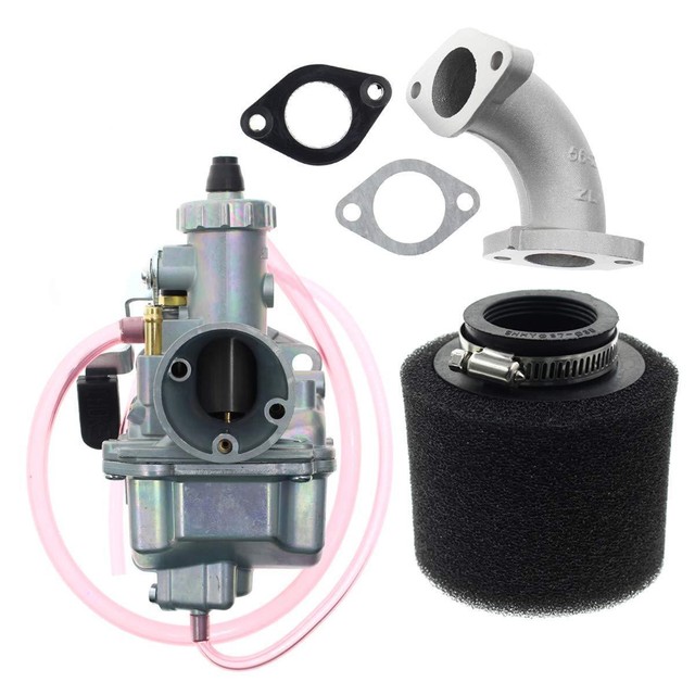 FVRITO Mini Bike Intake Manifold For Predator 212 196cc 224cc Coleman CT200U CT200U-EX BT200X Minibike KT196 Go Kart 6.5HP Honda GX200 GX160 Clone Engine Performance Parts Rainbow In | Whizz Intake - Foto 11