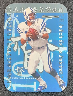 2000 Fleer Skybox Dominion Characteristics #5 Peyton Manning Die Cut Colts 