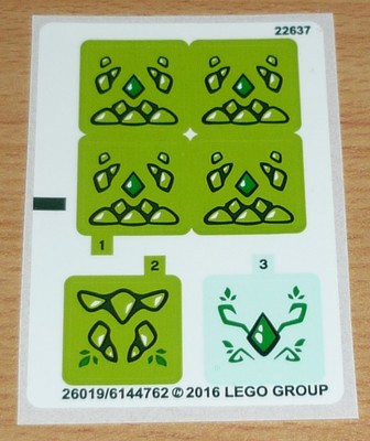 Lego Elves Aufkleber aus Set 41176, komplett