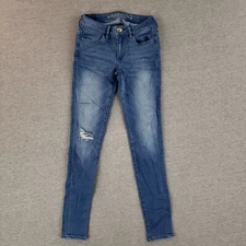 American Eagle Sz 2 Jegging Skinny Jeans Super Soft Denim Modern Current