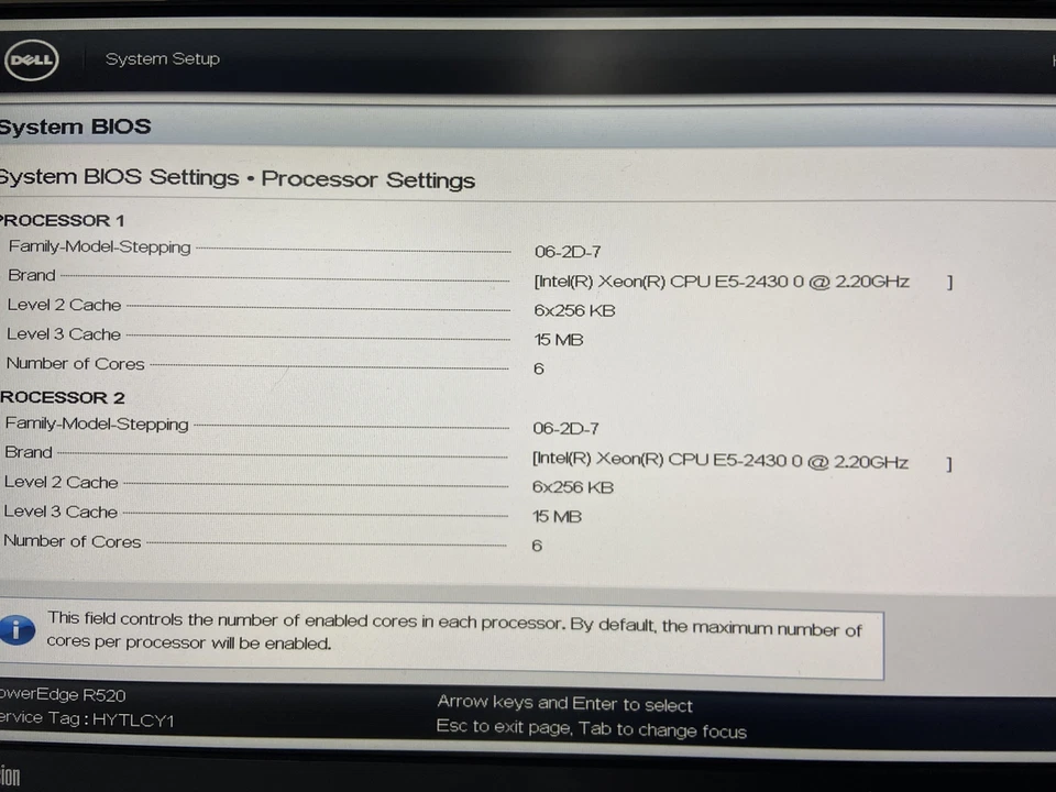 Dell PowerEdge R520 2U Server 2x Xeon E5-2430 2.20GHz 192GB RAM NO HDD/OS - Image 4 of 4