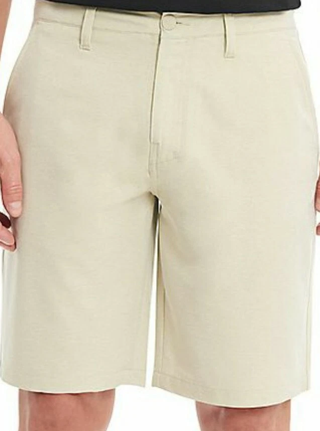Hurley Men's Hybrid 4-Way Stretch Quick Dry 20" Walk Shorts W Reflective Size 32