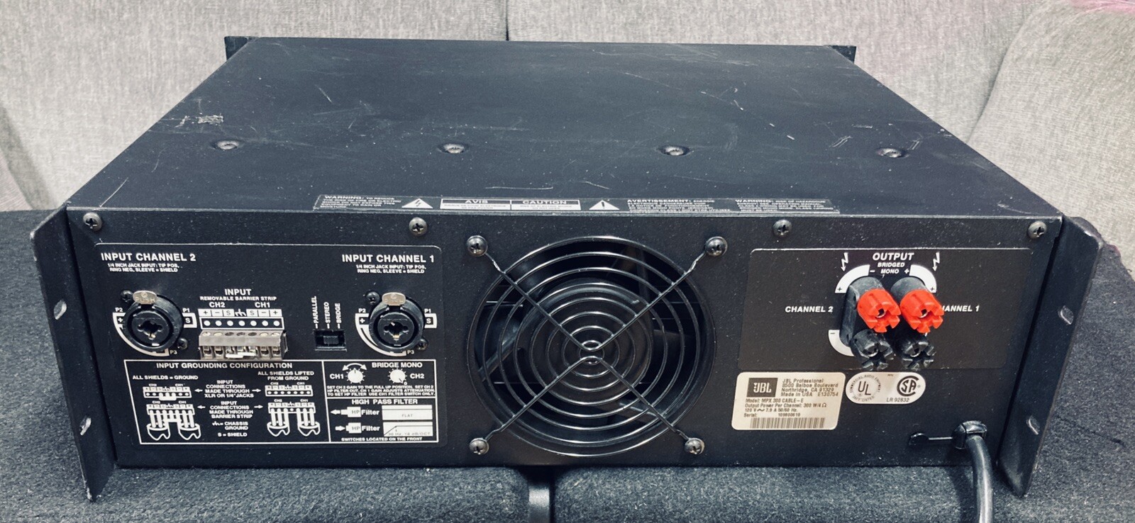 JBL MPX300 Stereo Power Amplifier eBay