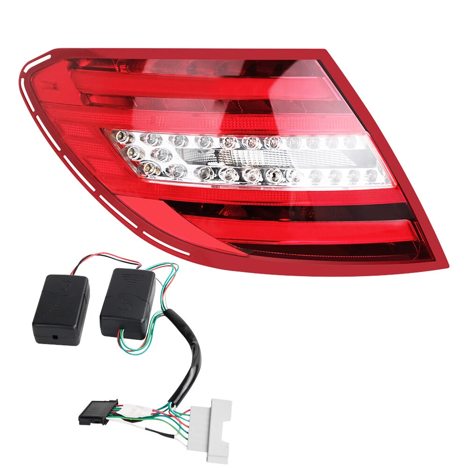 Pair Tail Lights Taillights For Mercedes W204 2008-2010 C250 C350 C63 C200 C280 Foto 2 de 4