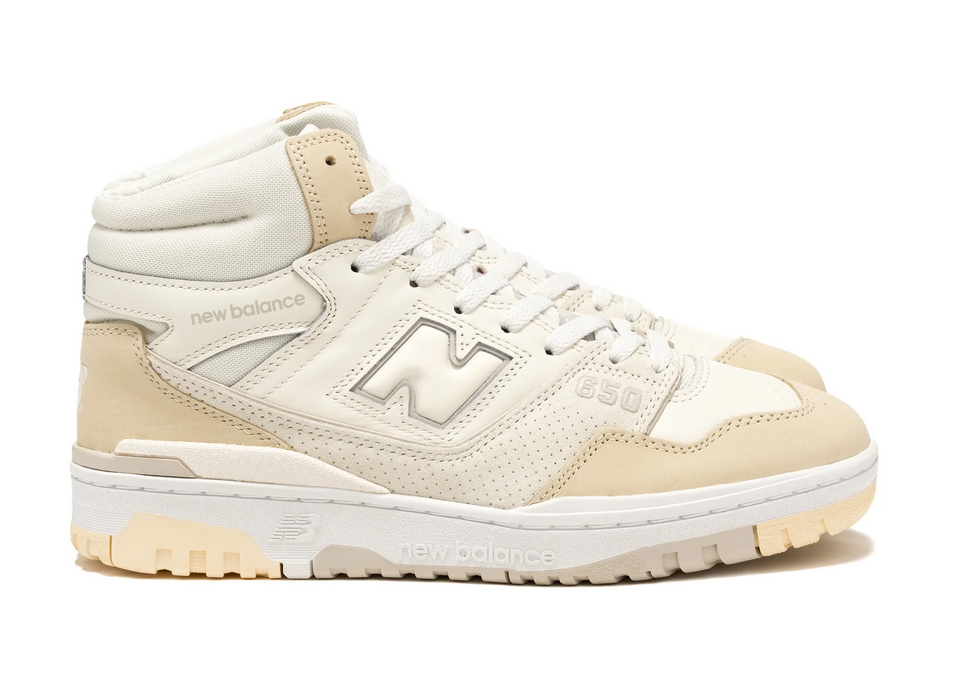 そうすけ　new balance 650R New Balance 650R Beige Macadamia Nut Men's High Top Sneaker